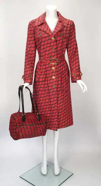 1990s Roberta Di Camerino Red Coat