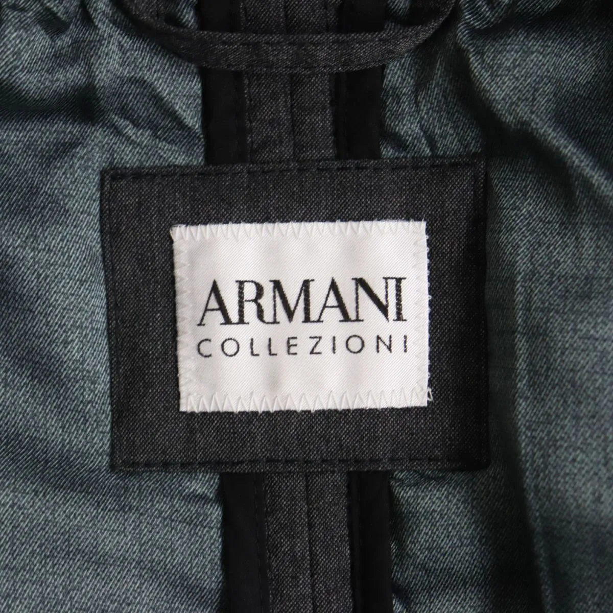 Armani Collezioni Padded Trench Coat Gray 46