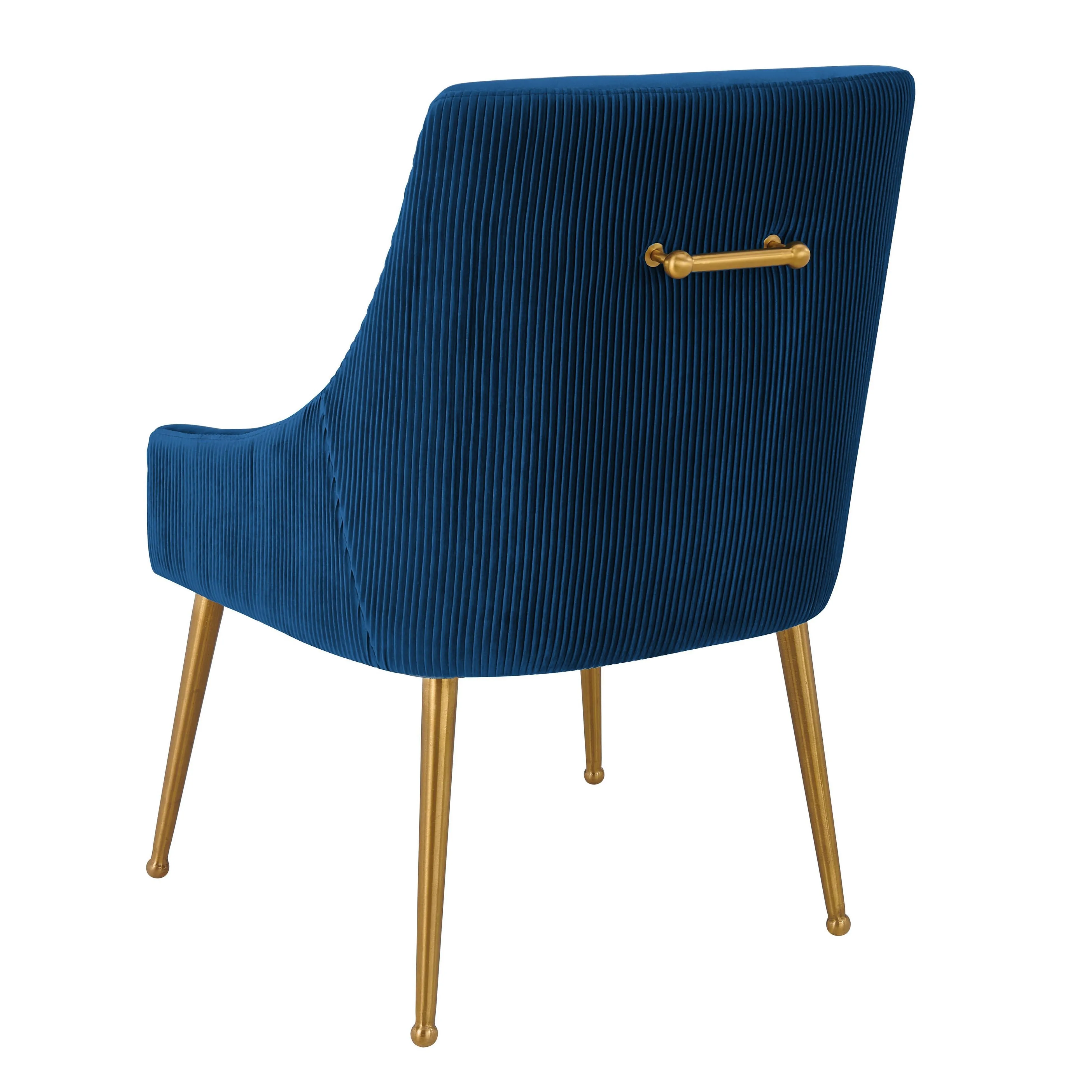 Beatrix - Pleated Velvet Side Chair