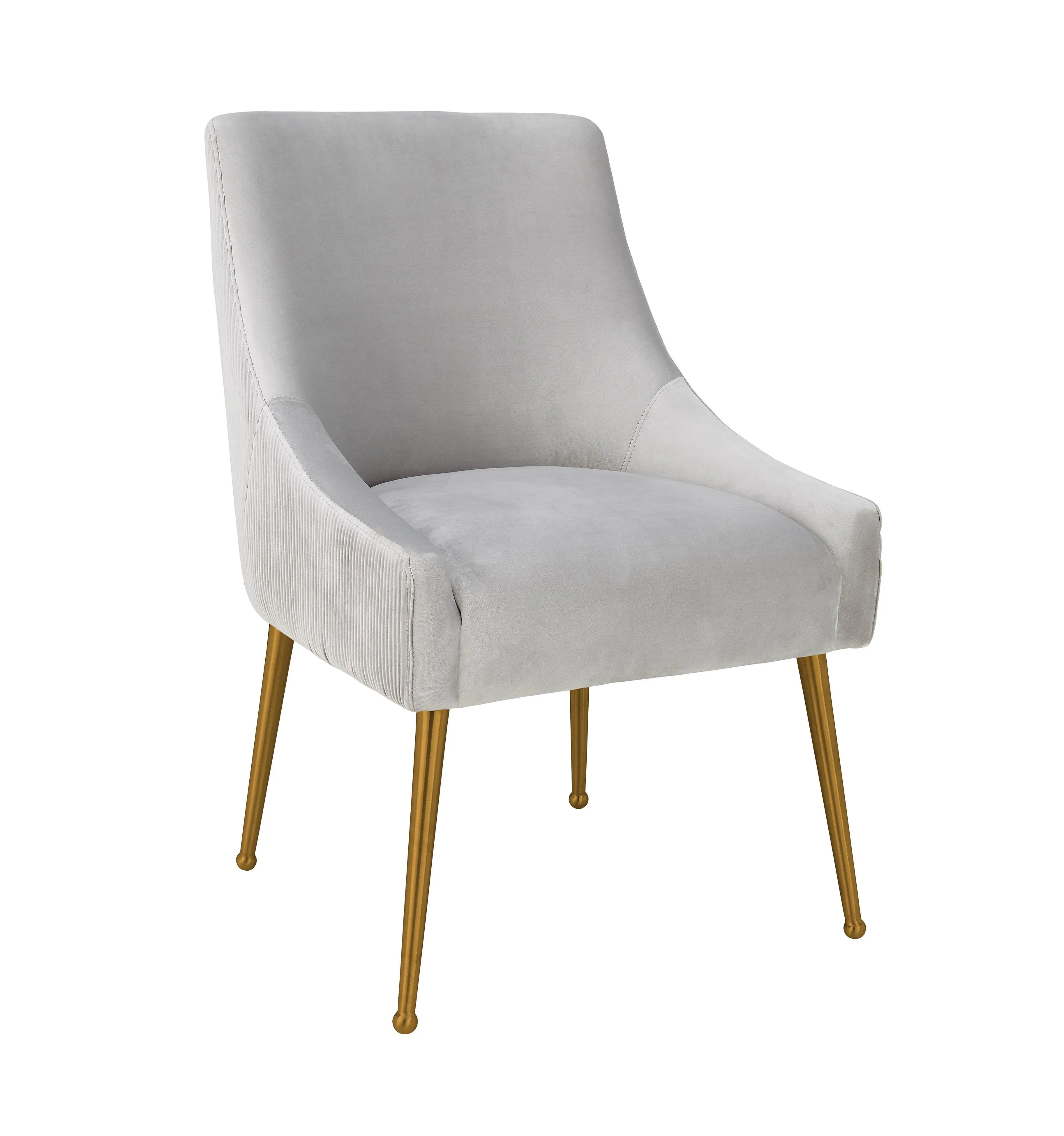 Beatrix - Pleated Velvet Side Chair