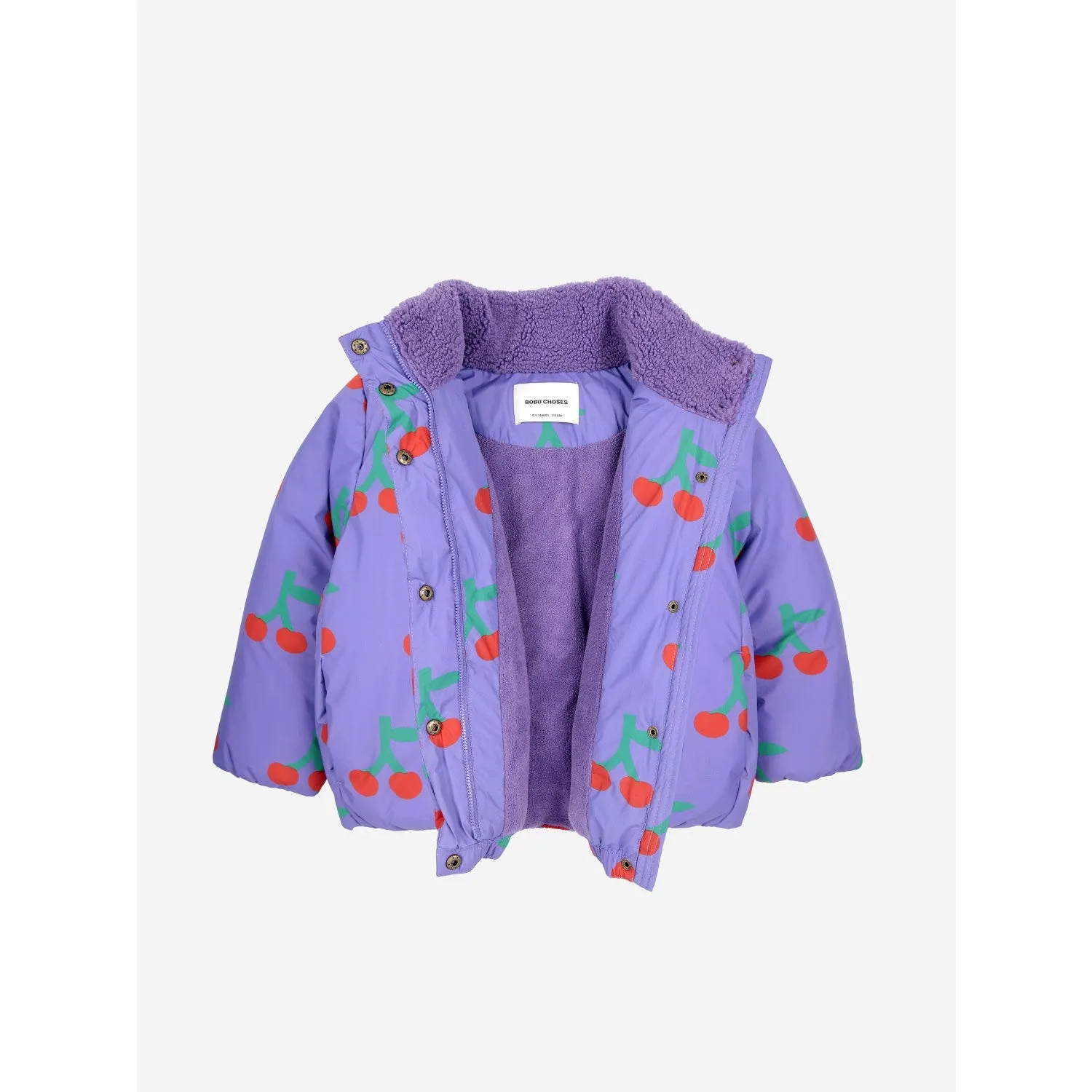 Bobo Choses Lavender Bobo Cherry All Over Anorak