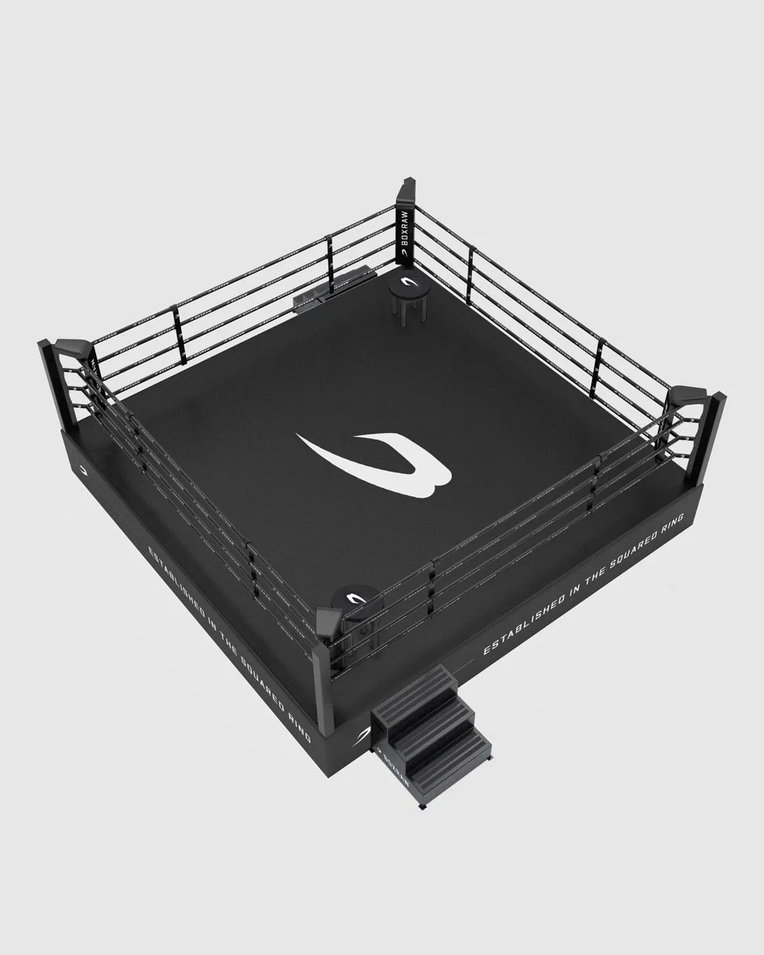 BOXRAW Boxing Ring Canvas & Dressing - Black/Classic