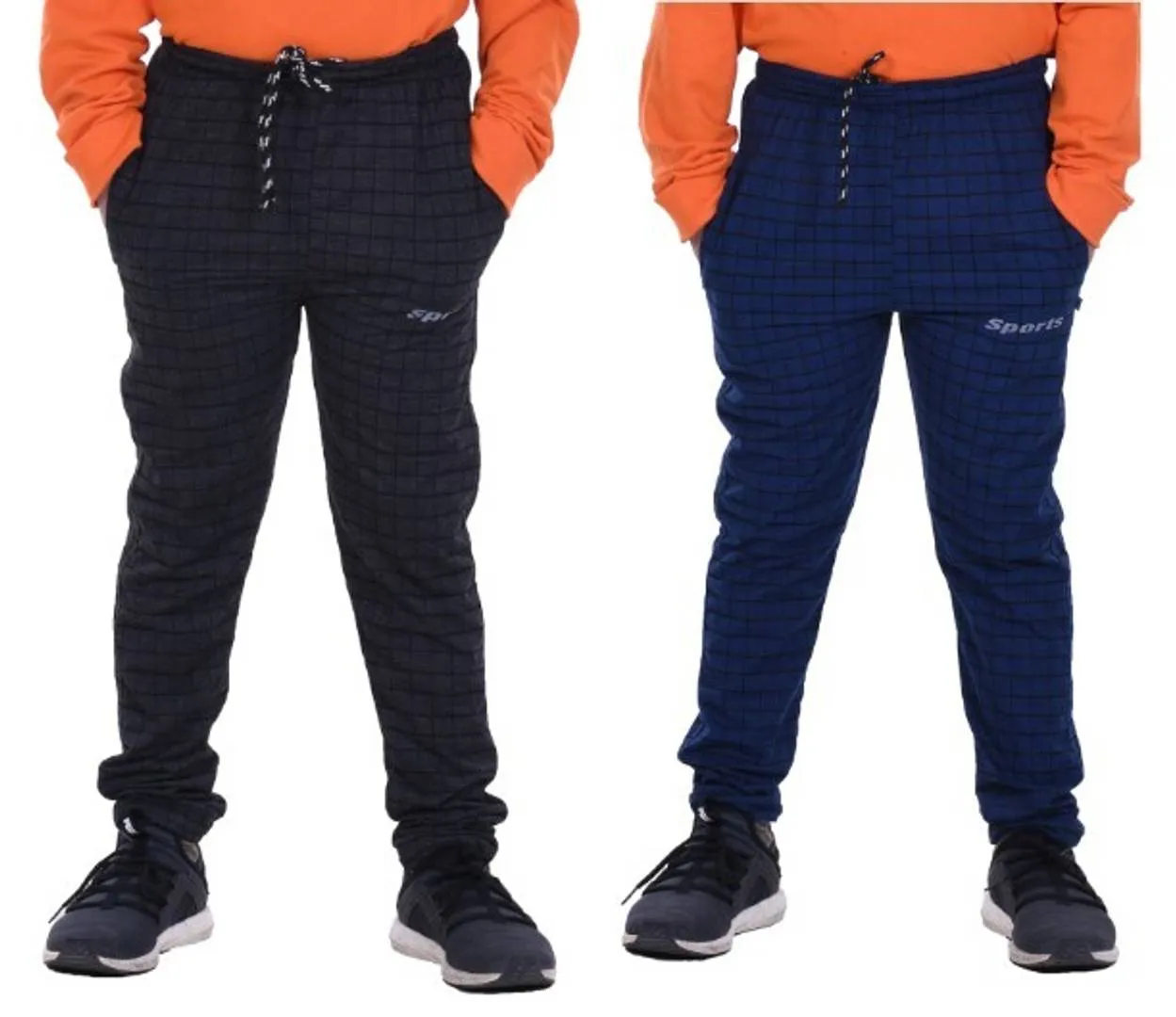 boys chek trouser