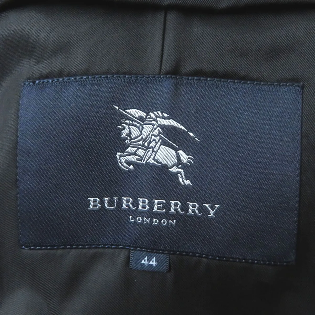 Burberry Wool Trench Coat Black Size 44