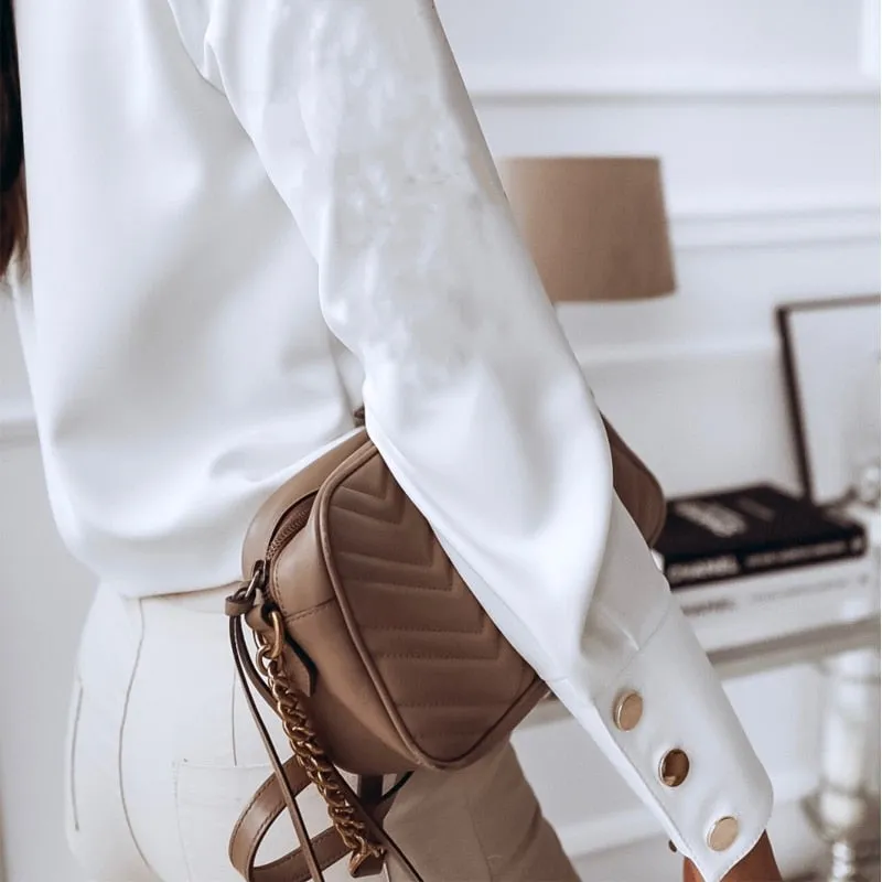 Chic Casual Long Sleeve Blouse