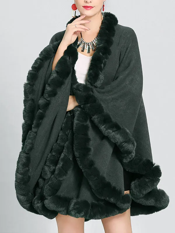 Fine and Fancy Poncho Plus Size Cape Cardigan