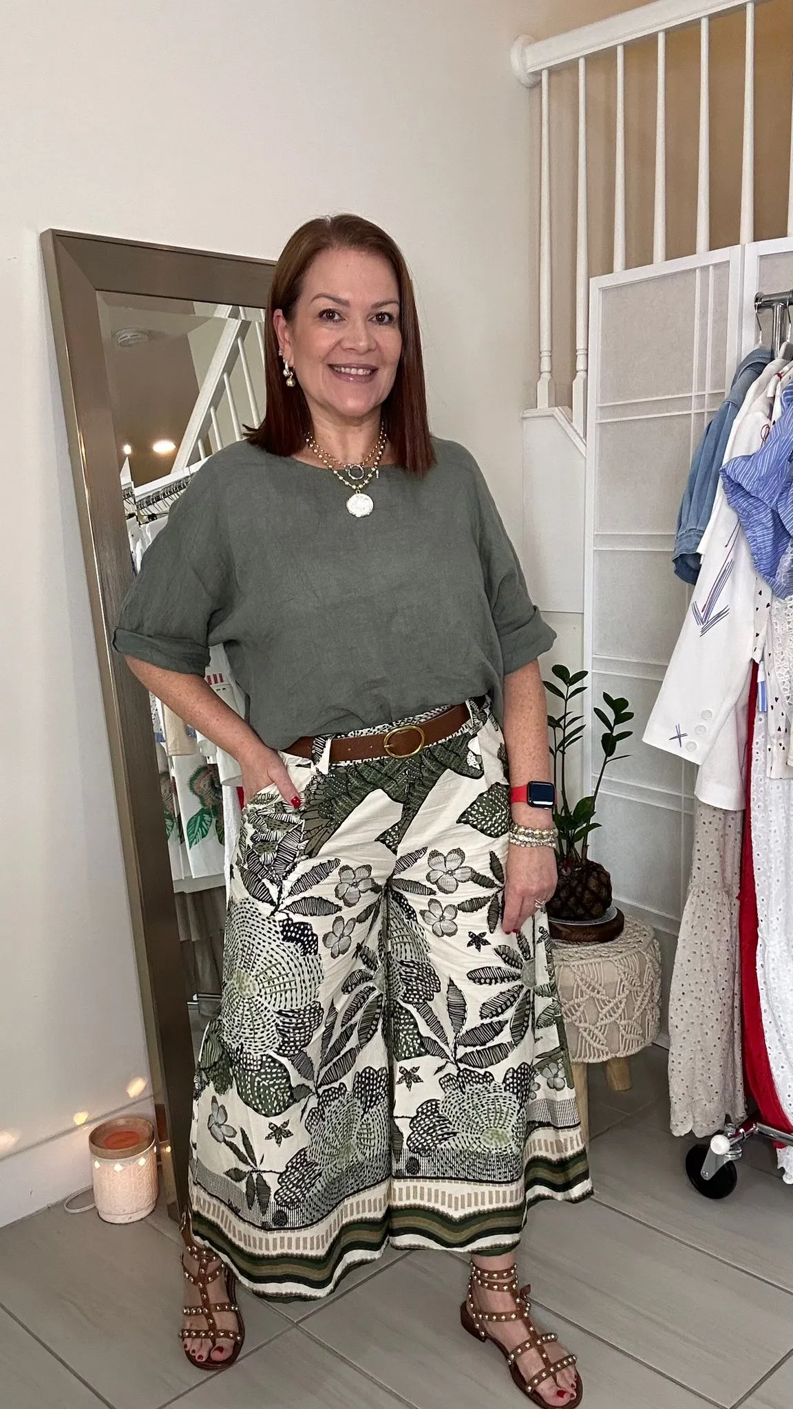 Fátima Linen Blouse