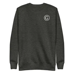 Grimké ‘G’ Premium Fleece Crewneck Sweatshirt (Charcoal)