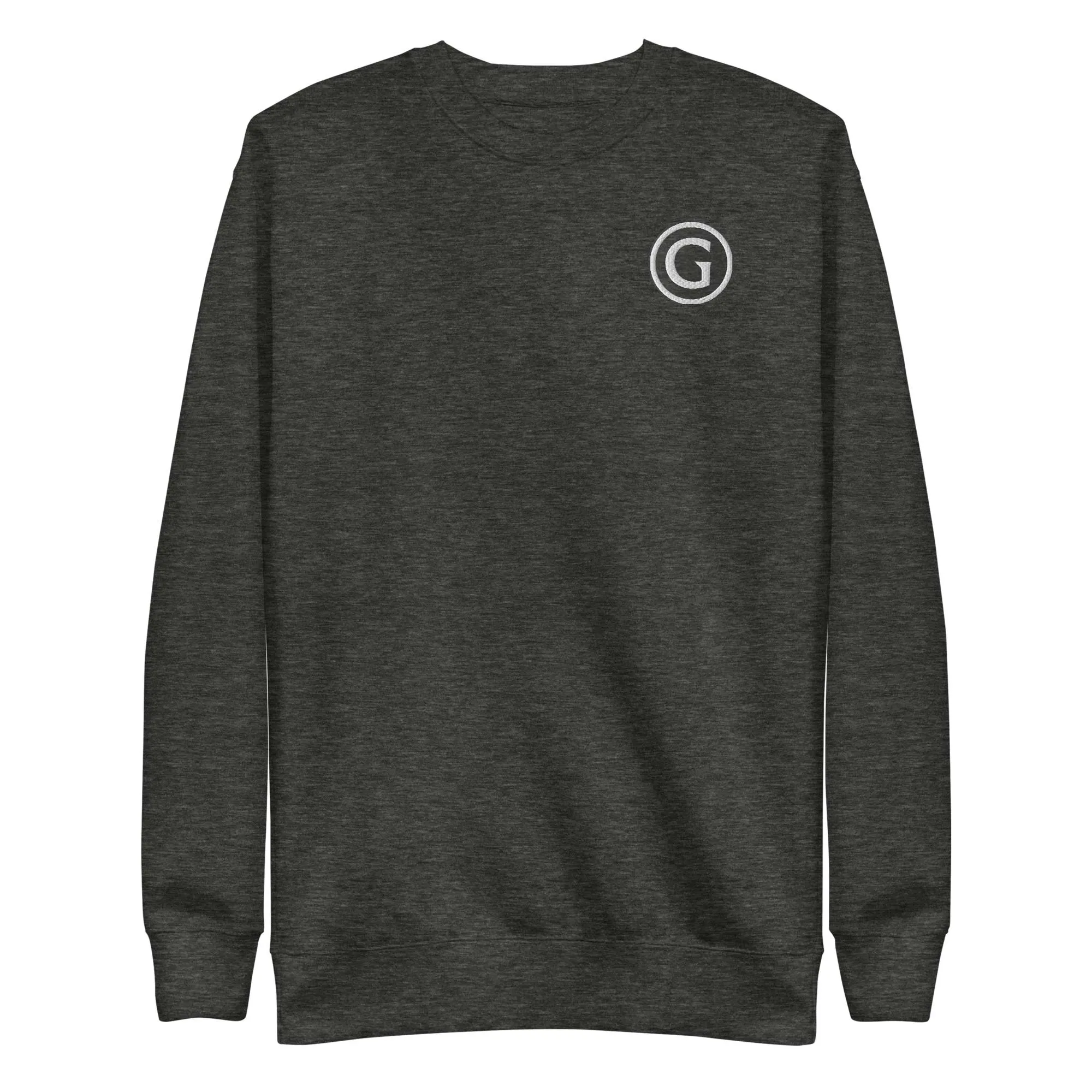 Grimké ‘G’ Premium Fleece Crewneck Sweatshirt (Charcoal)