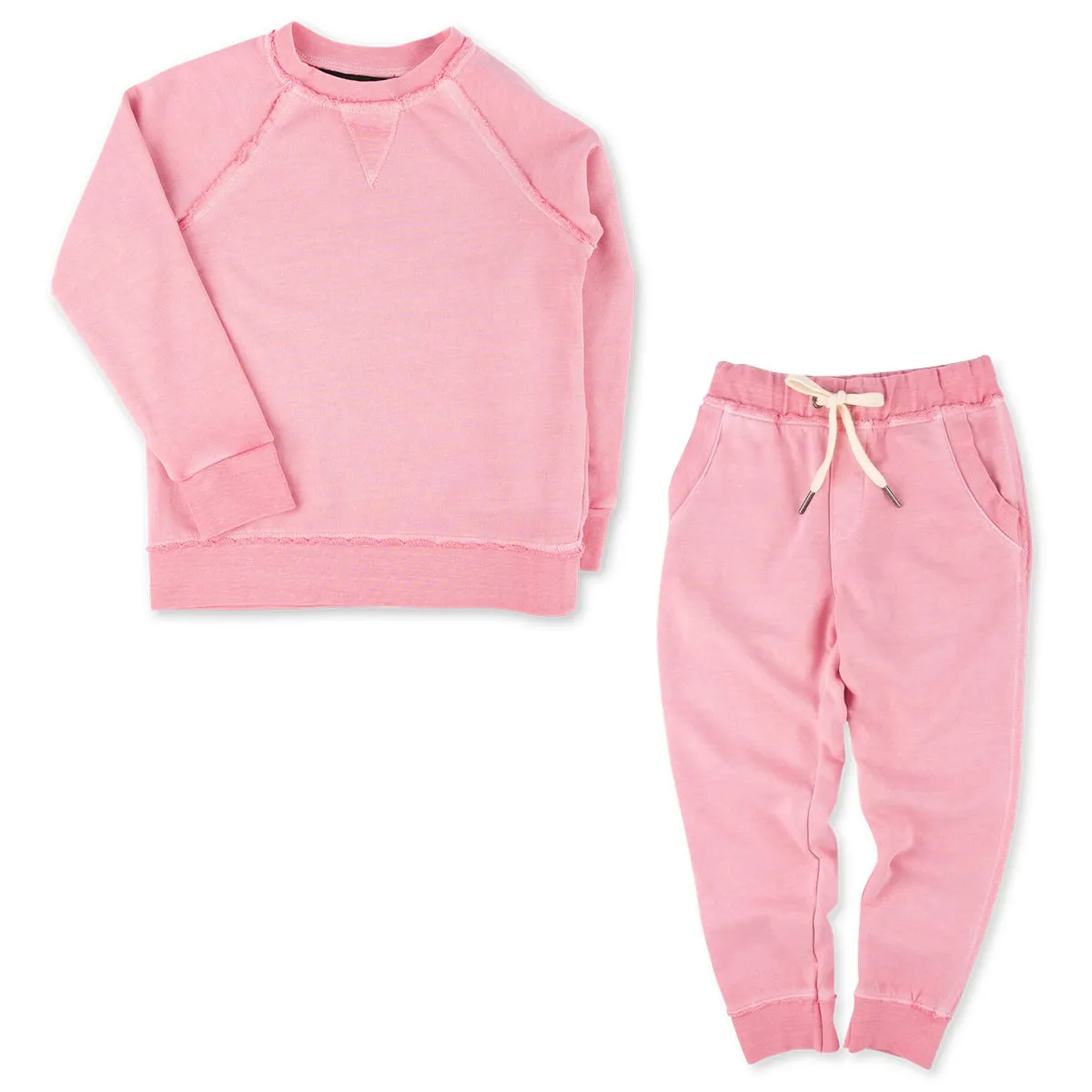 Iggy Sea Pink Sweat Set | Girl