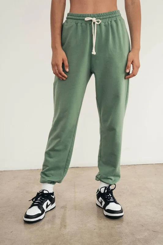 Jade // Stephanie Soft Cotton Jogger Pant