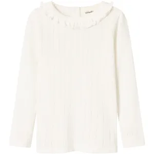 Lil'Atelier Coconut Milk Rachel Nis Slim Blouse Noos