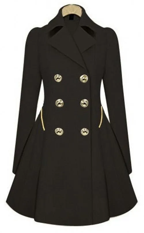 Slim slim coat trench coat