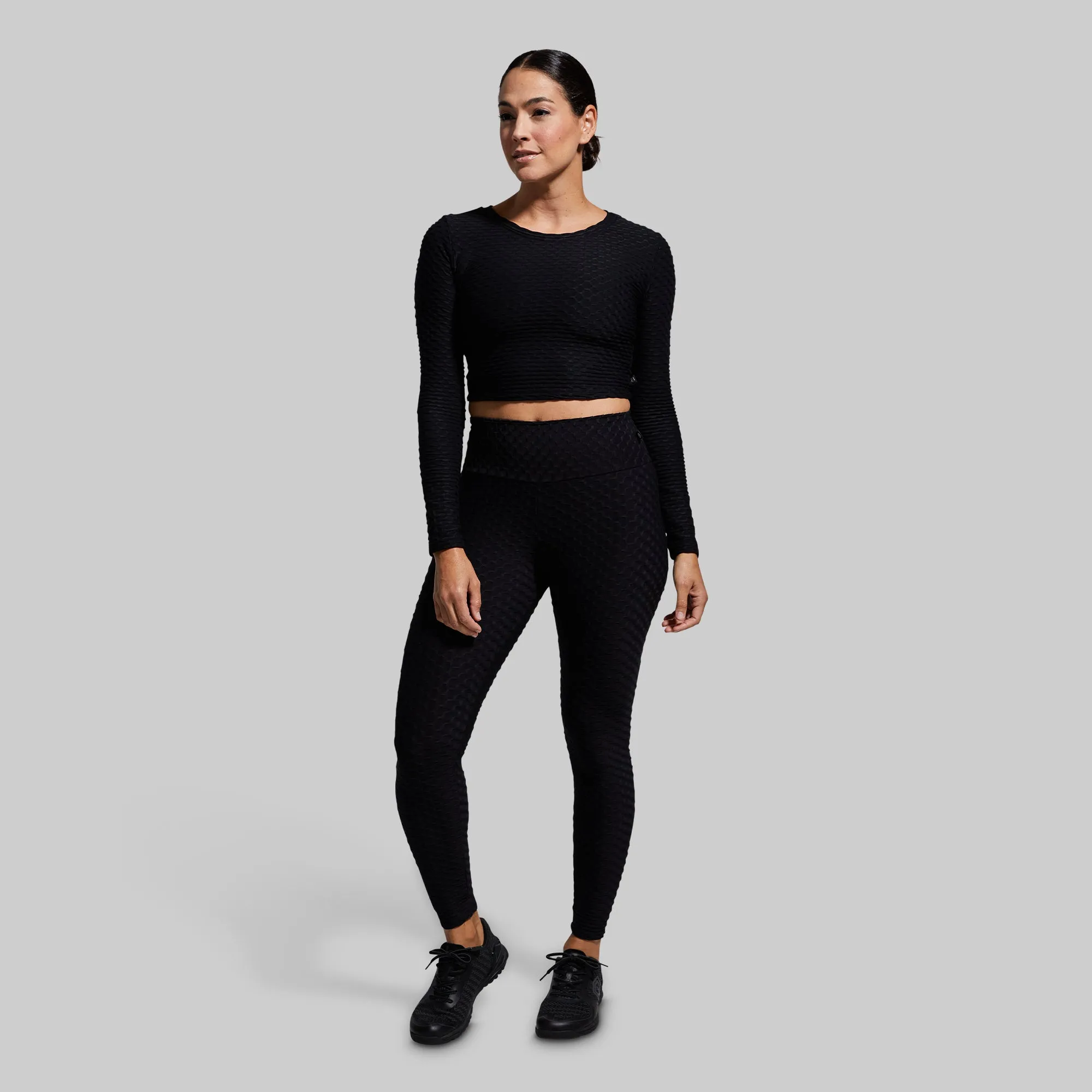 Summit Crop Top (Black)