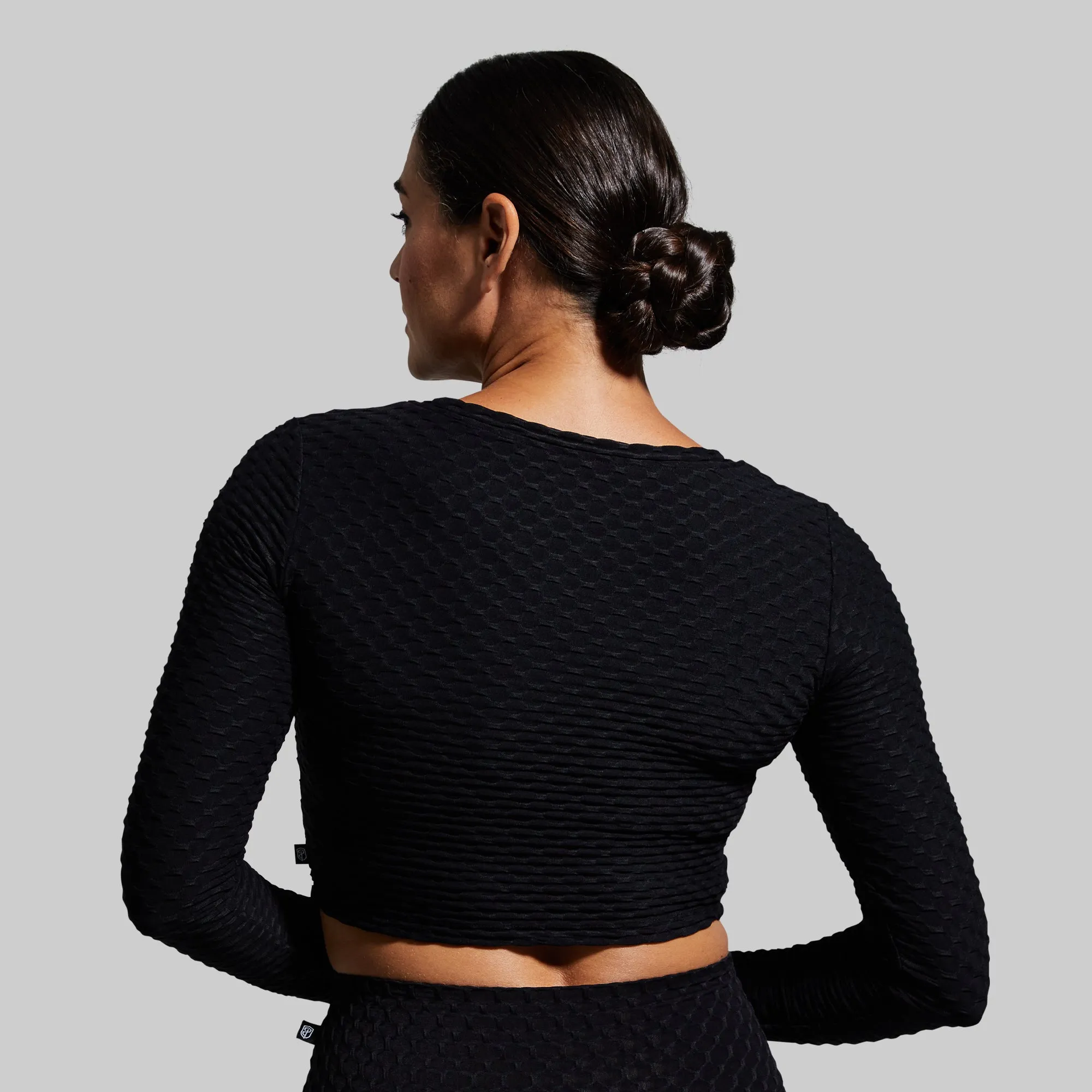 Summit Crop Top (Black)