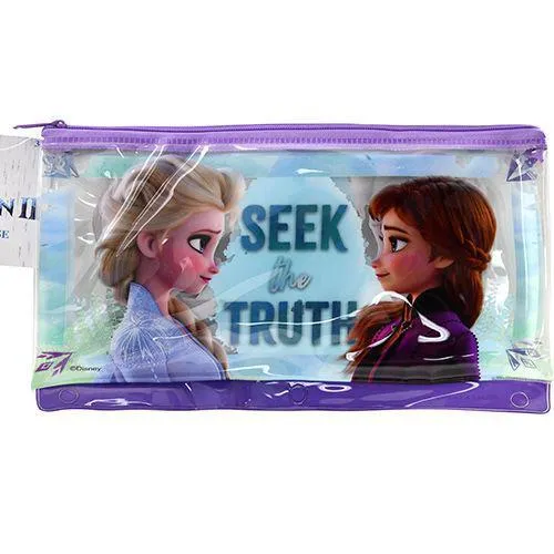 Transparent Pencil Pouch: Princess, Frozen 2,Trolls, Minnie, Pencil Case For Girls, Perfect Gift For Back To School (1Pcs)