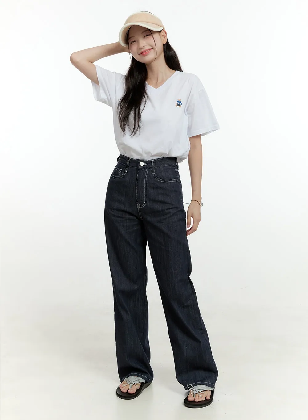 Zoe Stitched Wide Leg Pants OL430